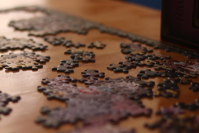 a close up of a book